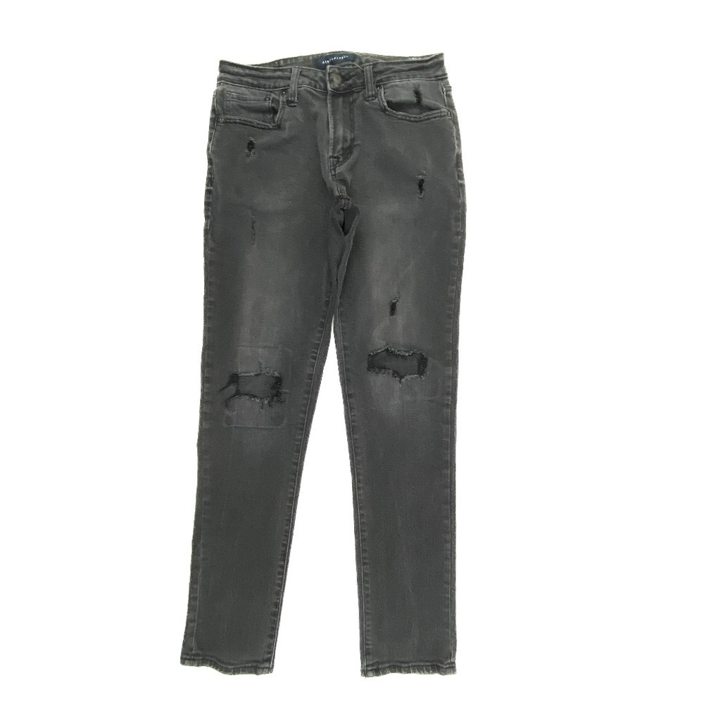 Aeropostale Athletic Skinny‎ Distressed Men's size 29x32 Black Denim jeans